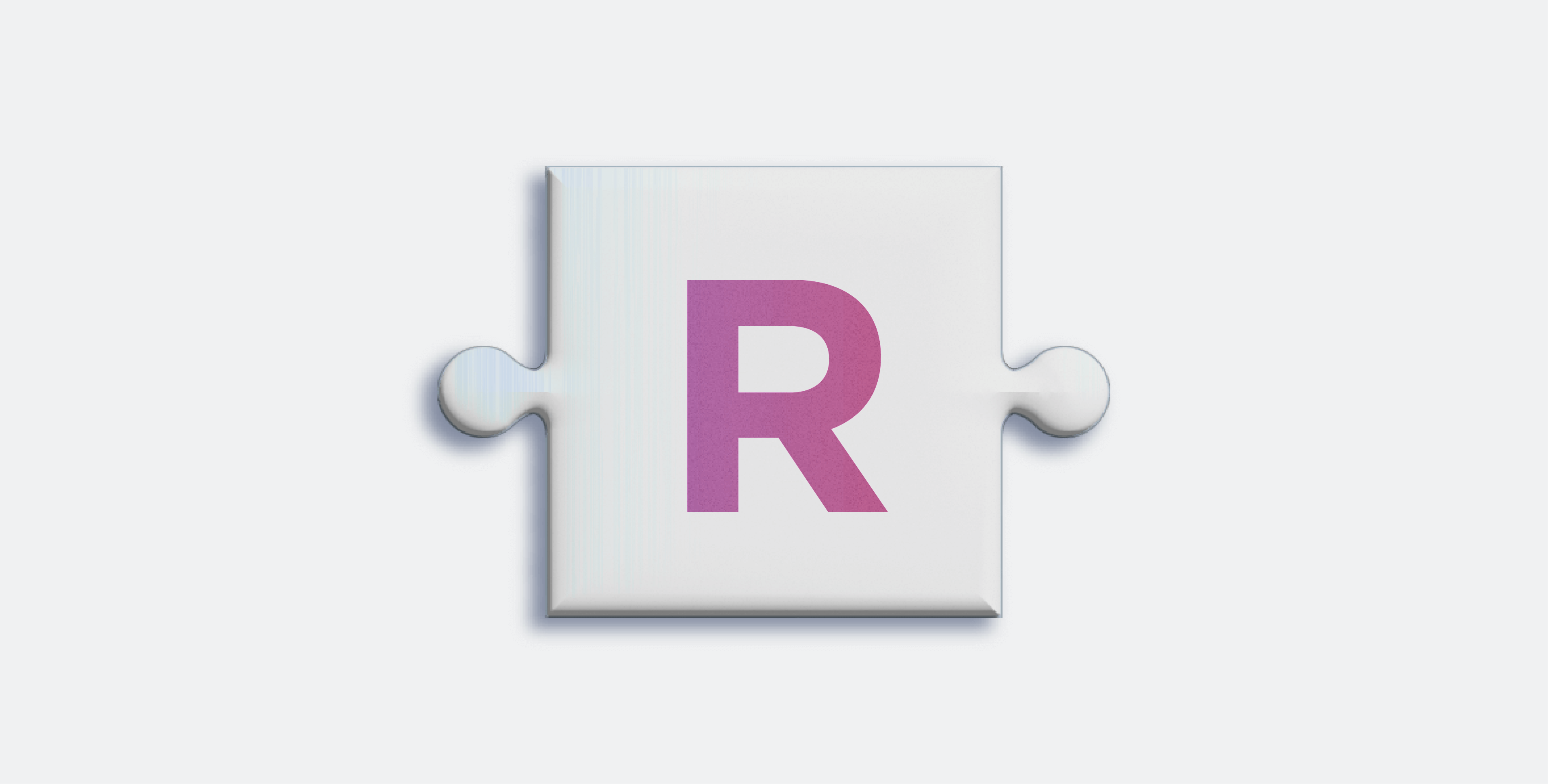 Letter R Puzzle Piece